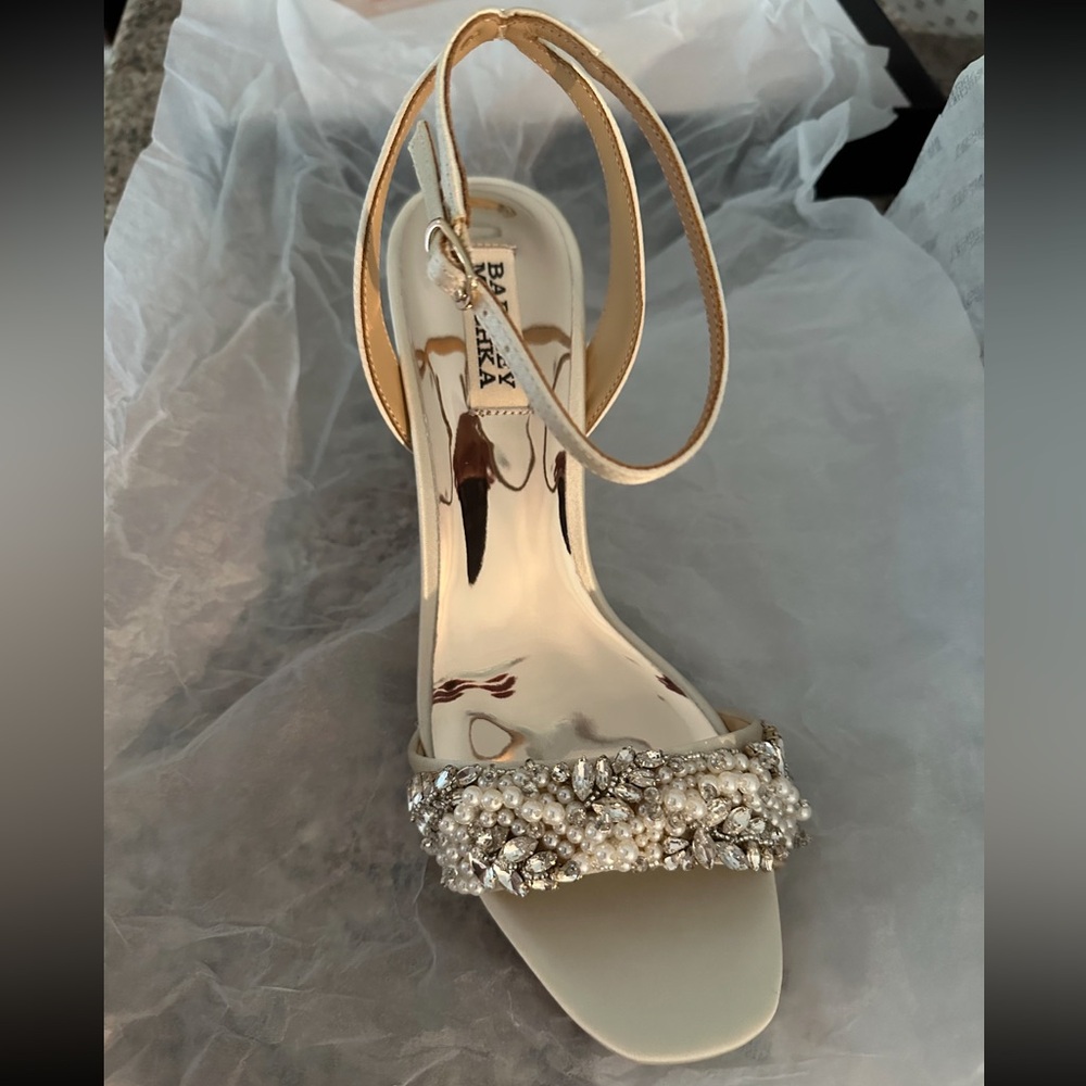 Badgley michska ankle strap heel